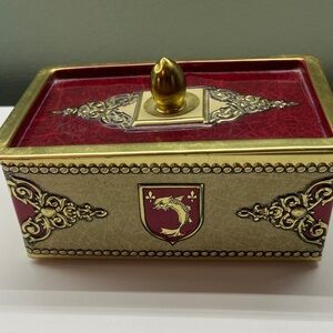 Red and Gold Decorative Tin by Blue Bird Confectionery